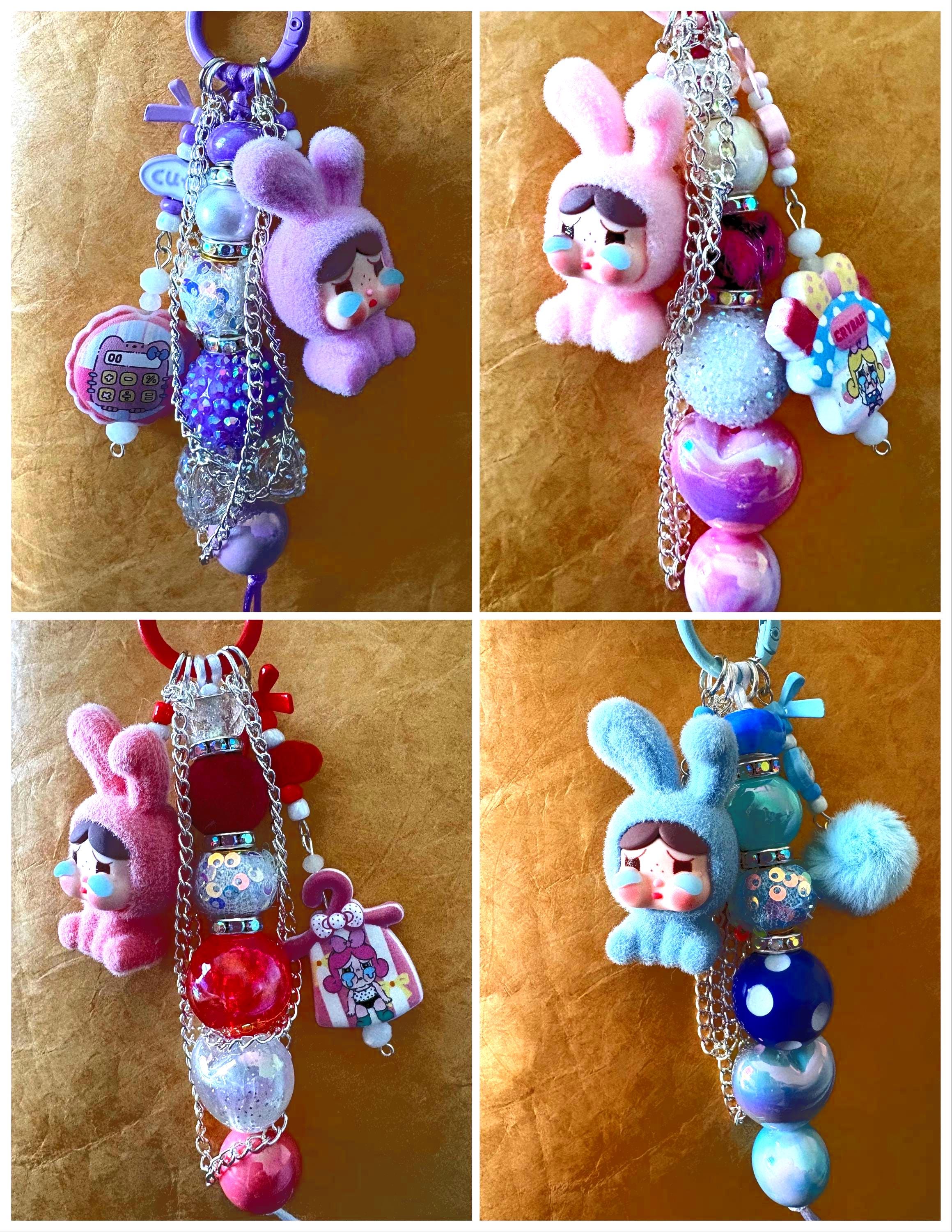 【ハンドメイド】POPMART CRYBABY キーホルダー Crybaby Keychain Popmart - Etsy