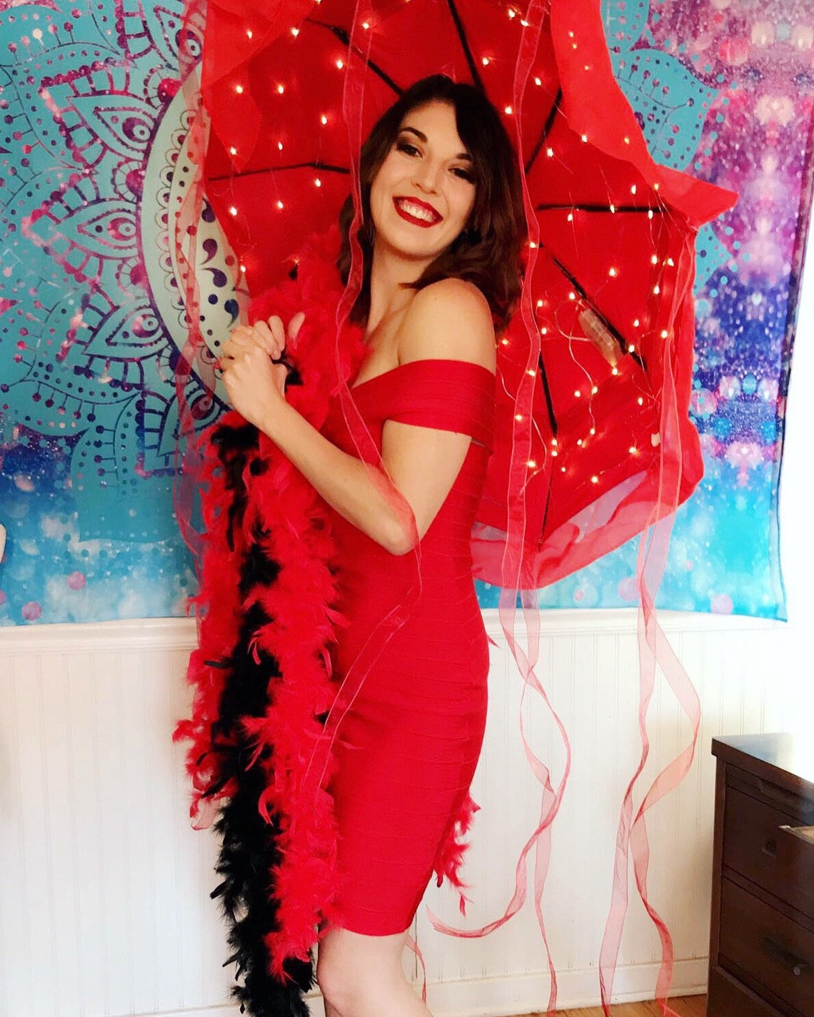 LED Jellyfish Umbrella Totem Etsy