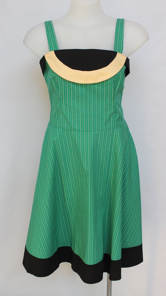 SALE!! Size 16 Ester Women's Dress Green Cotton Summer, Emerald Green - Etsy