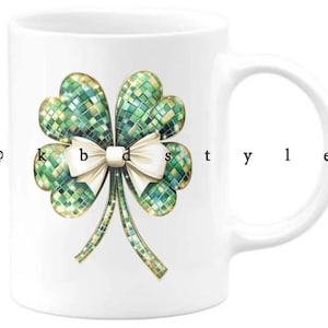 St. Patrick&#39;s Day Coffee Mug, 11 oz, Made to Order, Available in Bulk, Free Shipping
