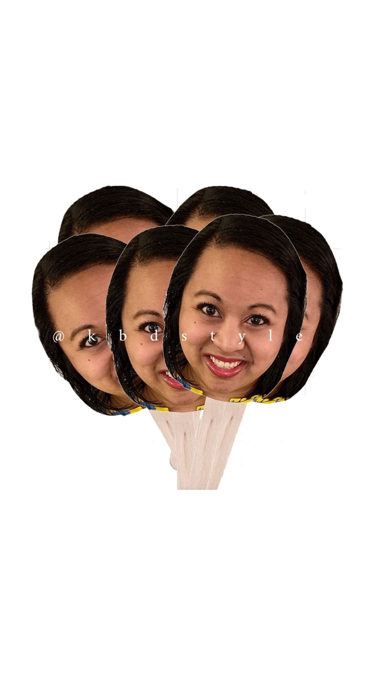 Custom Fan Faces Party Hat Face on Stick 1012 Free Etsy