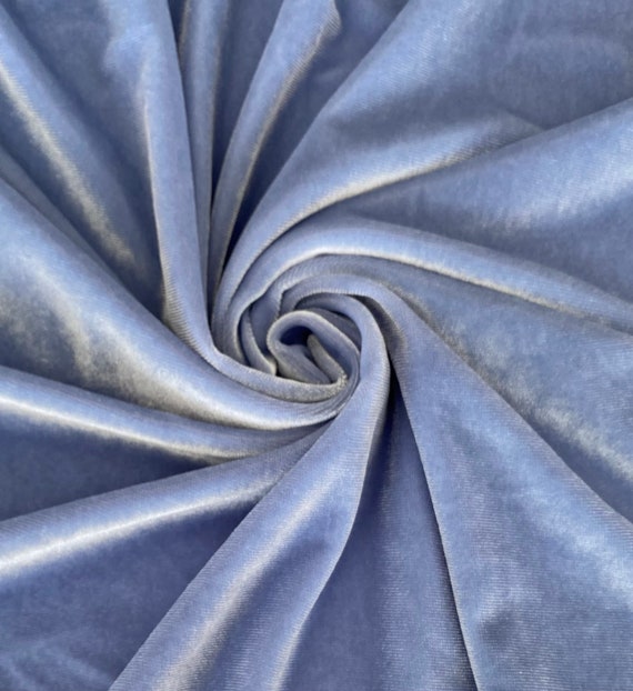Stretch Velvet - Steel Stretch Velvet - Steel
