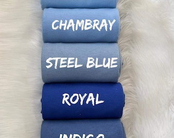 French Terry | French terry fabric | stretch fabric | knit fabric | fabric by the yard | solid fabric | stretch French terry | baby fabric