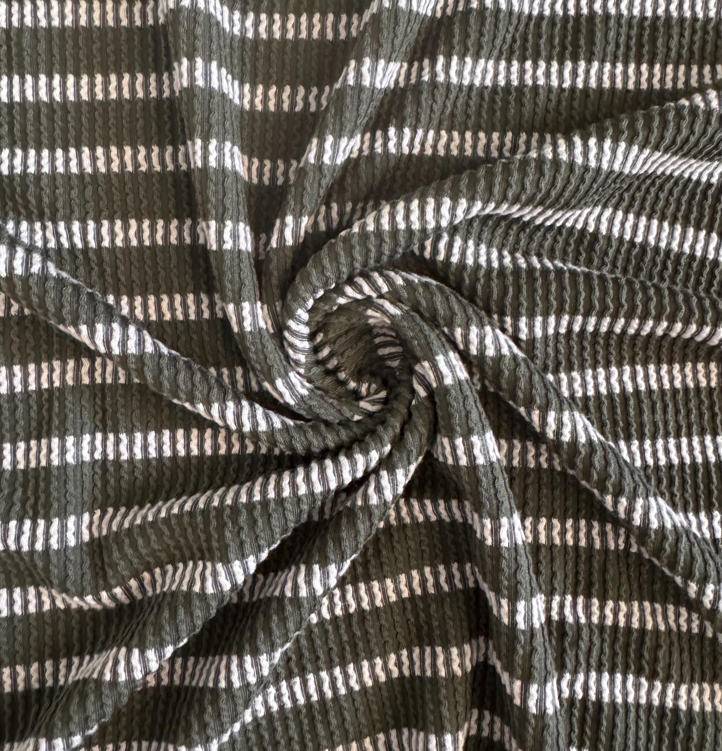 WAVED RIB KNIT | Rib Knit | Stretchy Fabric | Rib Fabric | Fabric by ...