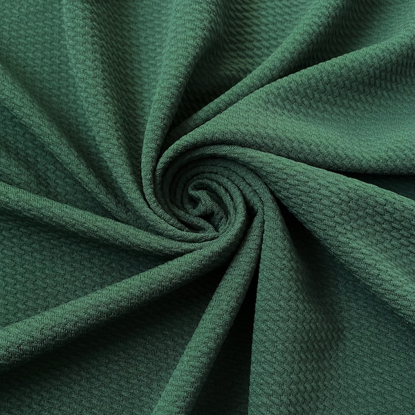 BULLET Hunter green | fabric | Liverpool | Stretch Fabric | Spandex | Solid Fabric | Textured fabric | Bows fabric | Liverpool fabric