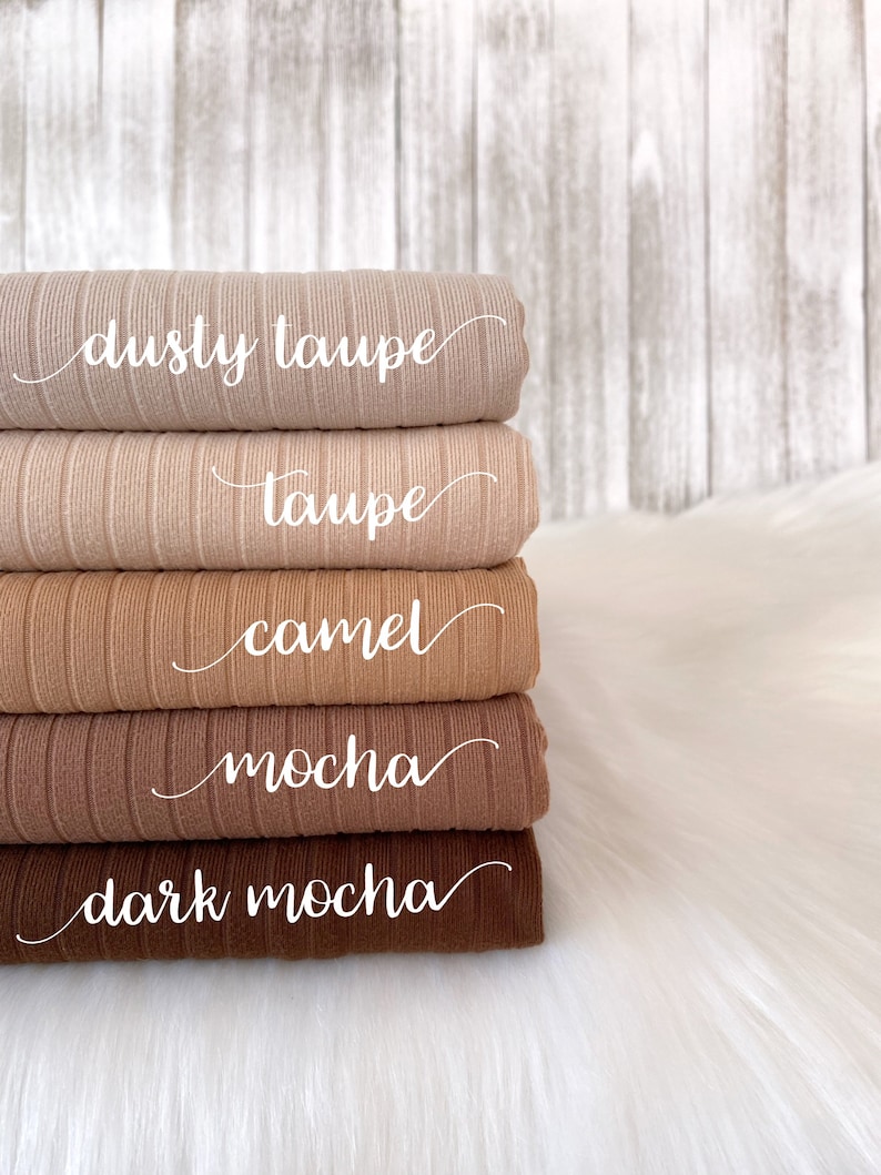 Rib Knit 8x2 BRUSHED KNIT Rib Knit | Soft Fabric | Fabric by the Yard ...