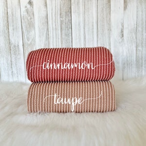 WAVED RIB KNIT | rib knit | stretchy fabric | rib fabric | fabric by the yard |
