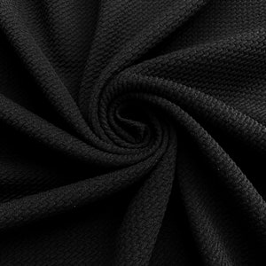 BULLET Black| strip | Bullet fabric | Bullet fabric with prints | Liverpool Stretch Fabric | Spandex Solid Fabric Textured fabric |