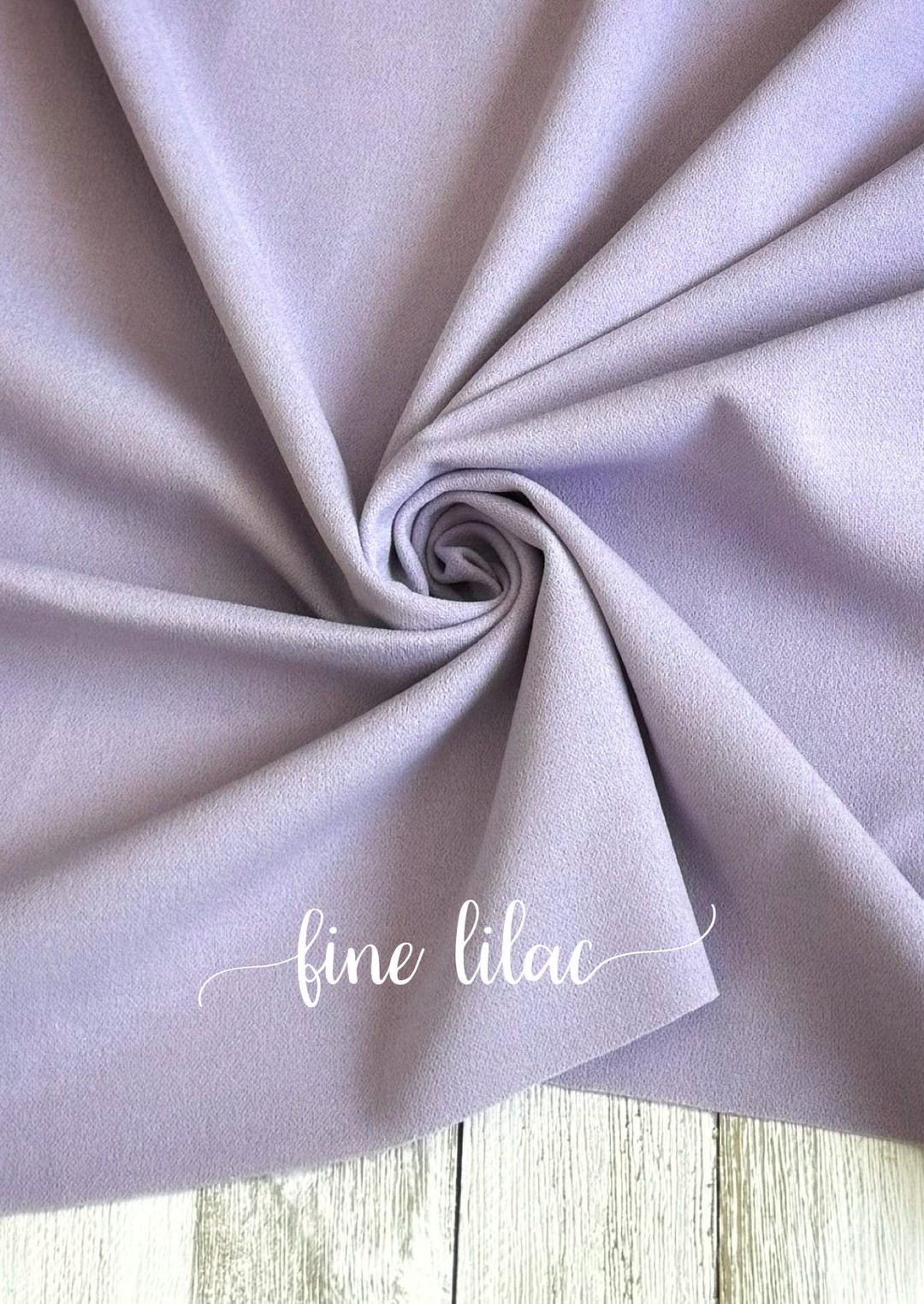 Lilac Stretch Polyester Crepe main image 0