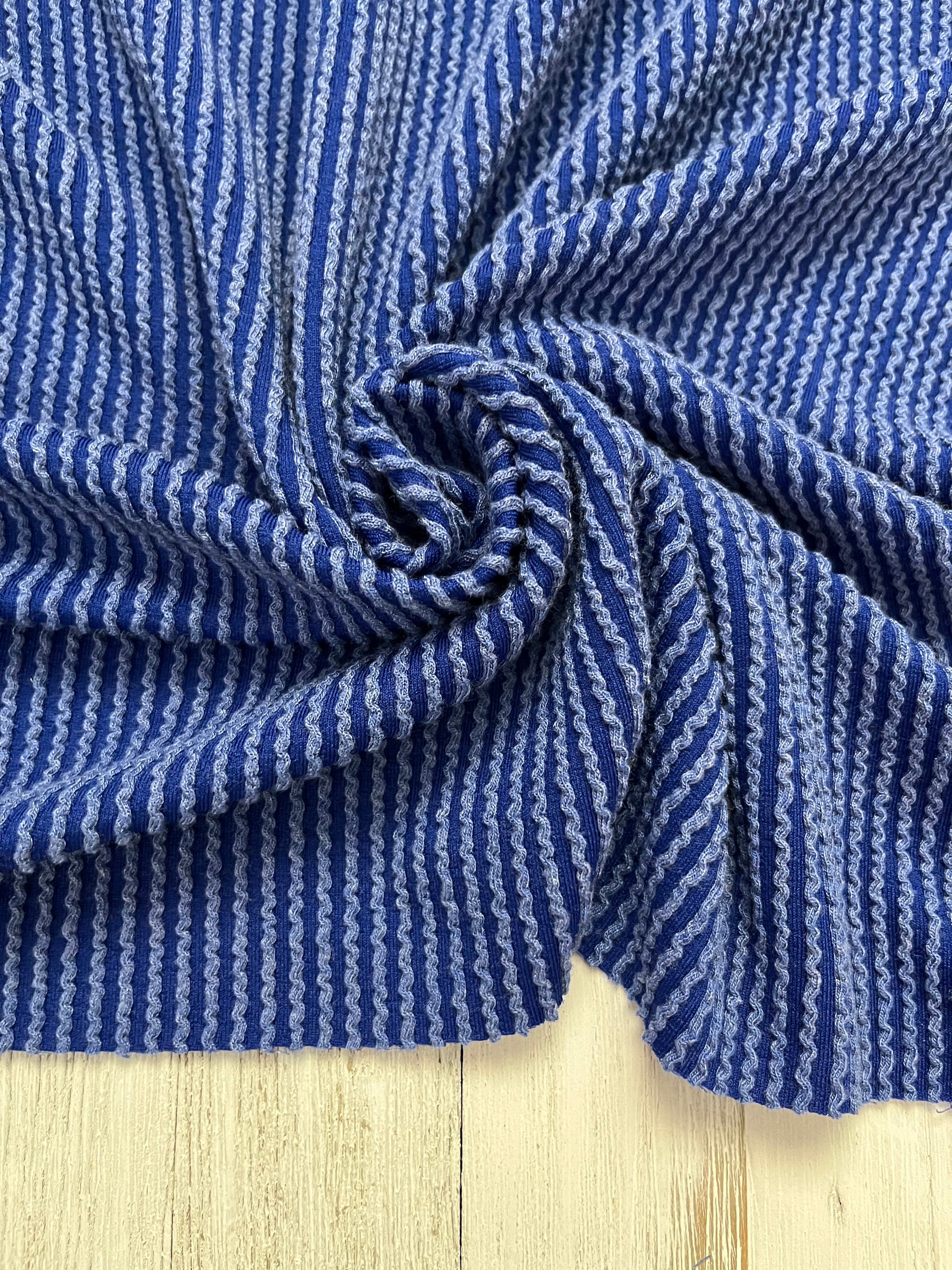 WAVED RIB KNIT | Rib Knit | Stretchy Fabric | Rib Fabric | Fabric by ...