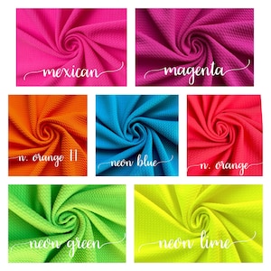 BULLET (neon) fabric | Liverpool | Stretch Fabric | Spandex | Solid Fabric | Textured fabric | Bows fabric | Liverpool fabric