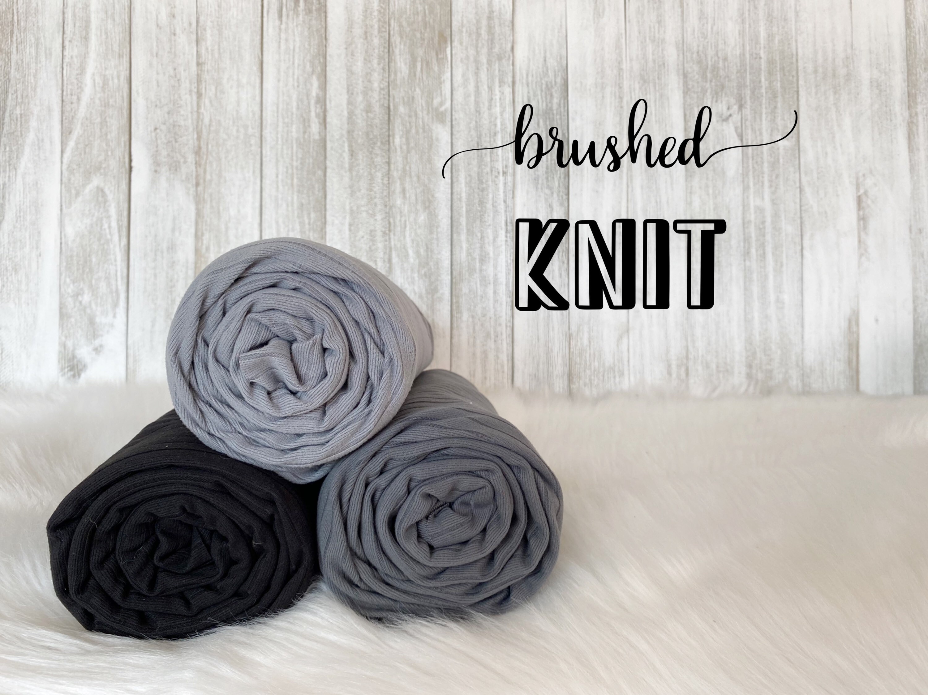 Rib Knit 8x2 BRUSHED KNIT Soft Fabric Fabric by the Yard - Etsy