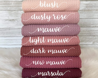 Waffle | waffle knit fabric | sweater fabric | polyester | knit fabric | fabric by the yard | spandex | poly spandex