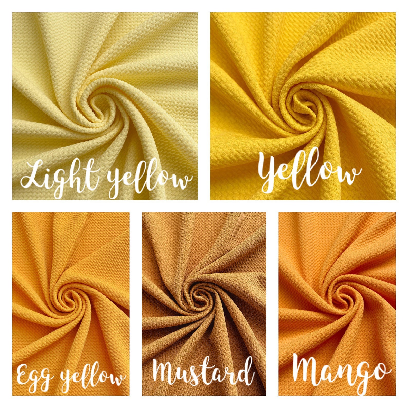 BULLET yellow Fabric Liverpool Stretch Fabric Spandex Etsy