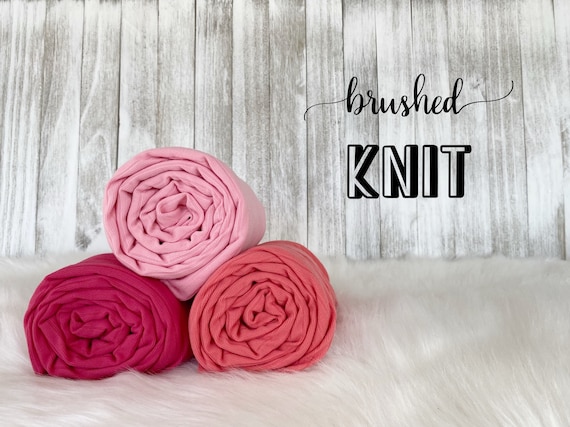 Rib Knit 8x2 BRUSHED KNIT Rib Knit Soft Fabric Fabric by | Etsy