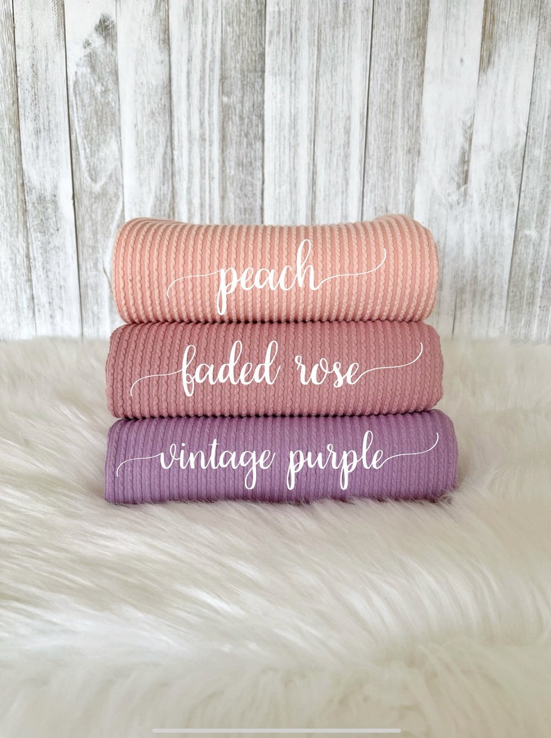 WAVED RIB KNIT Rib Knit Stretchy Fabric Rib Fabric Etsy