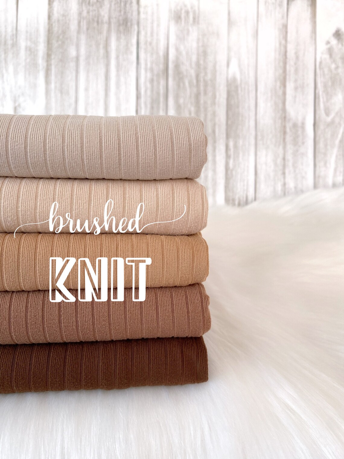 Rib Knit 8x2 BRUSHED KNIT Rib Knit | Soft Fabric | Fabric by the Yard ...