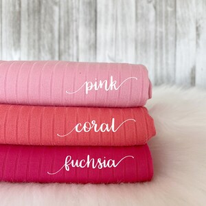 Rib Knit 8x2 BRUSHED KNIT Rib Knit | Soft Fabric | Fabric by the Yard ...