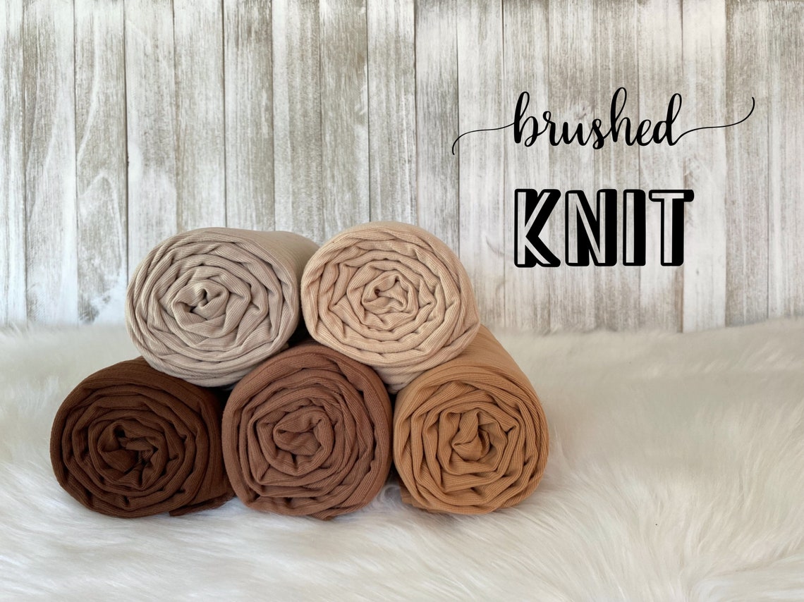 Rib Knit 8x2 BRUSHED KNIT Rib Knit | Soft Fabric | Fabric by the Yard ...
