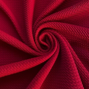 BULLET Red apple | fabric | Liverpool | Stretch Fabric | Spandex | Solid Fabric | Textured fabric |liverpool fabric | poly spandex