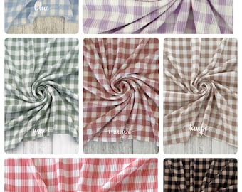 Yummy RIB KNIT | 4x2 | light weight | stretchy | ribbed knit | fabric by the yard/ half yard