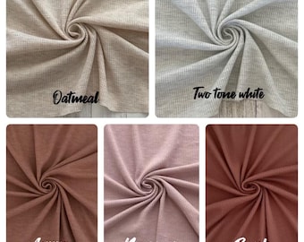 Baby Waffle | waffle knit fabric | sweater fabric | polyester | knit fabric | fabric by the yard | spandex | poly spandex