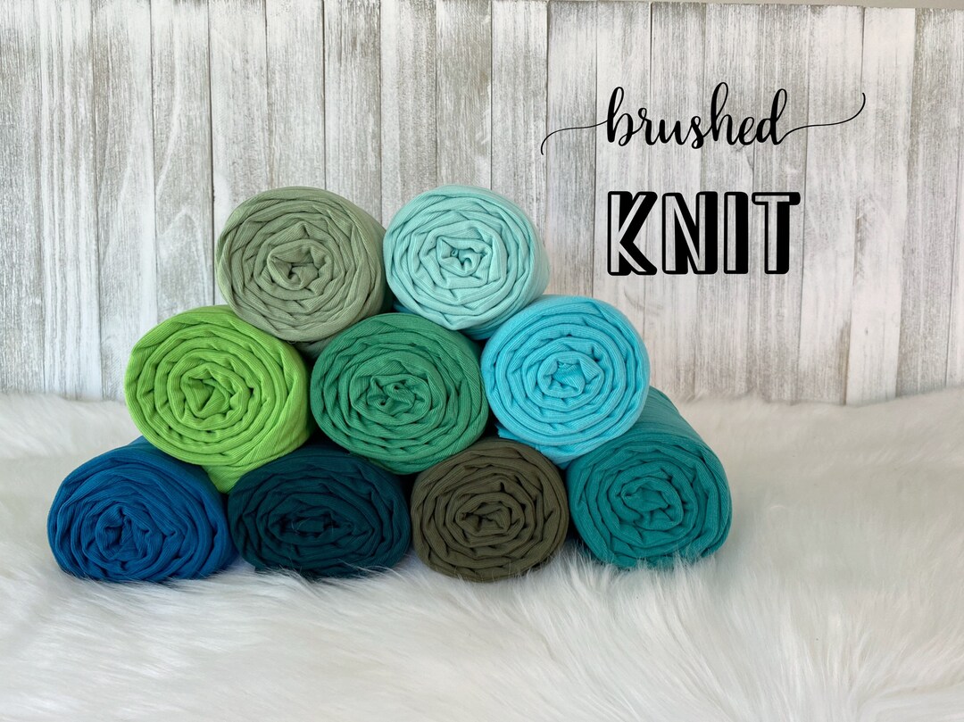 Rib Knit 8x2 BRUSHED KNIT Rib Knit | Soft Fabric | Fabric by the Yard ...