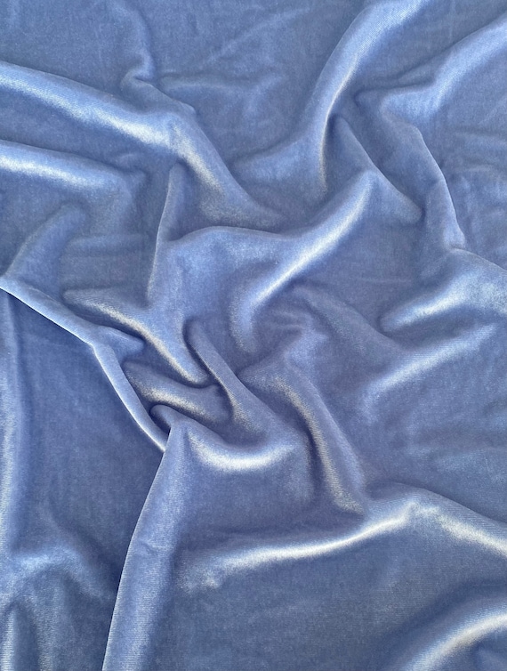 Stretch Velvet - Steel Stretch Velvet - Steel