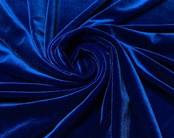 ROYAL VELVET | Stretch velvet | polyester stretch velvet | Fabric by the yard | Bows