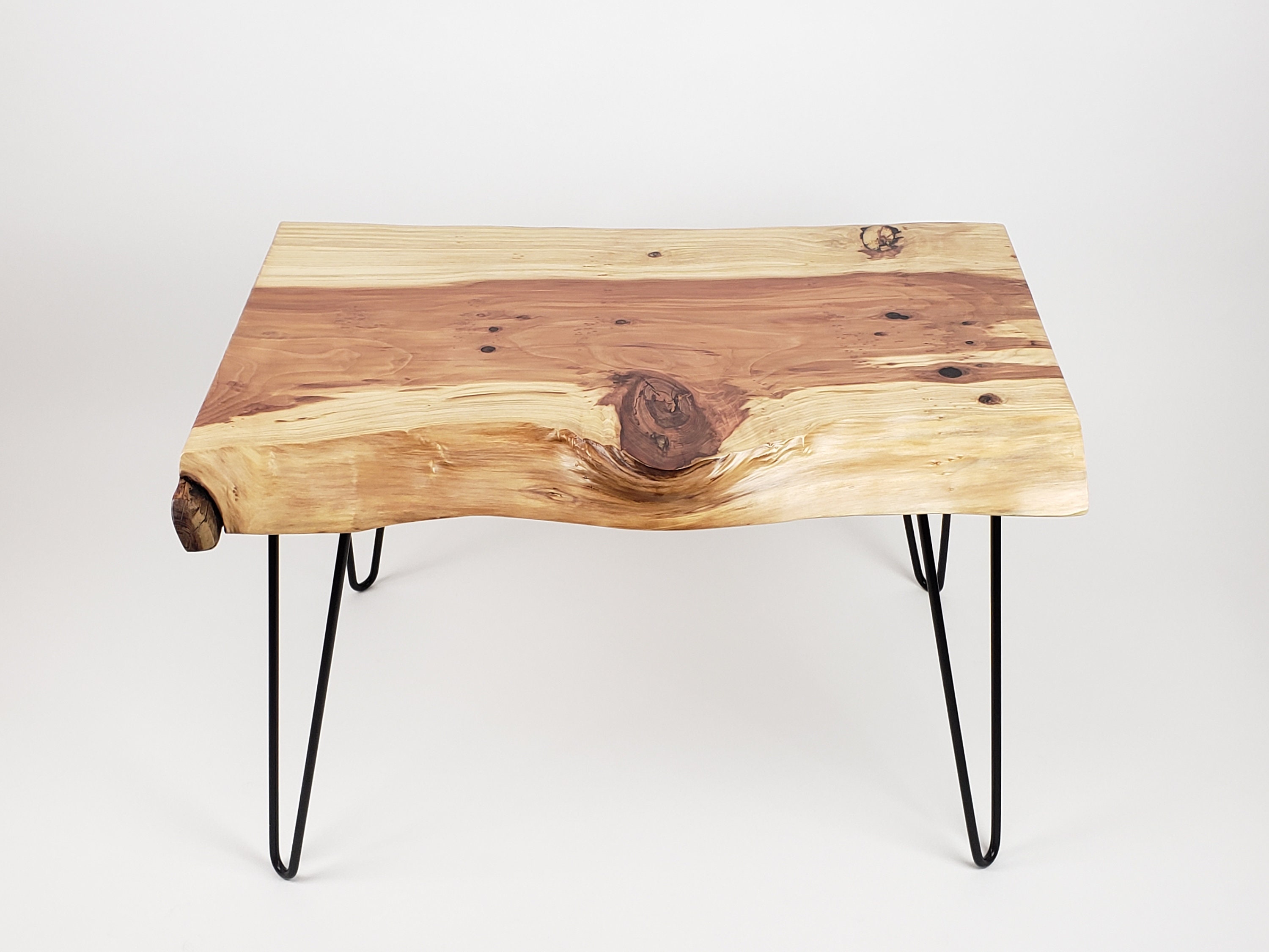 Redwood slab coffee table deals