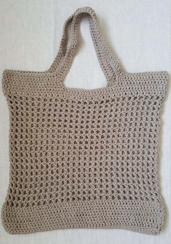 crochet grocery bag