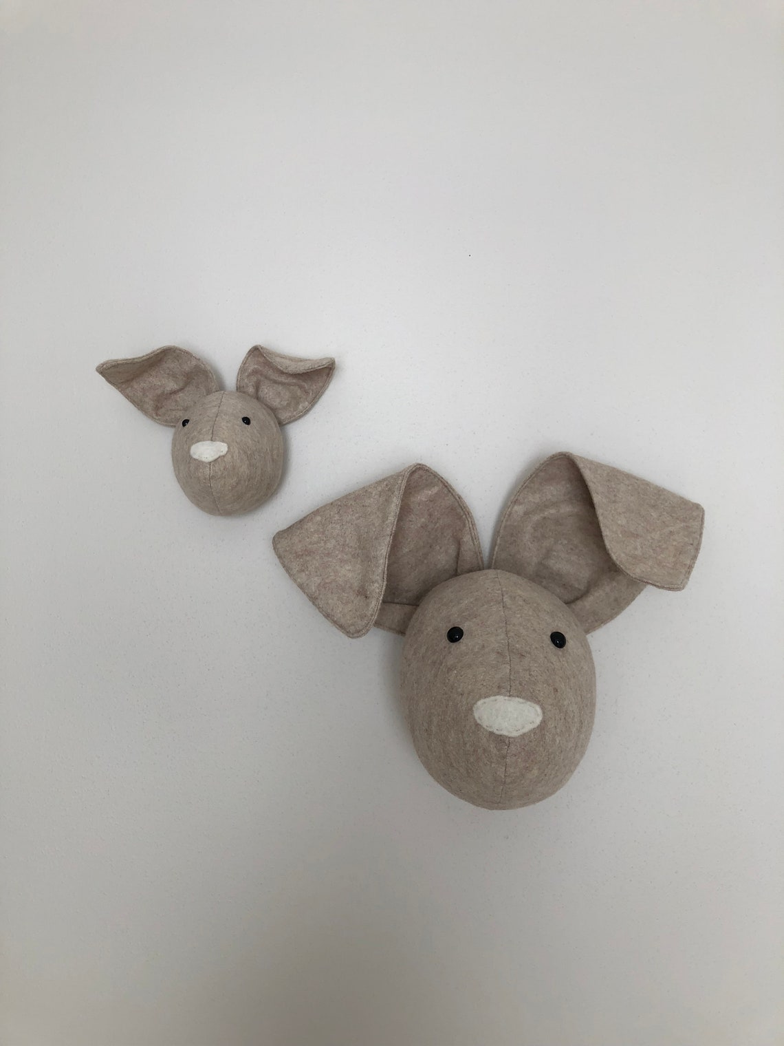 Large Faux Taxidermy Bunny Head/ Wall Mounted Animal Head/ | Etsy