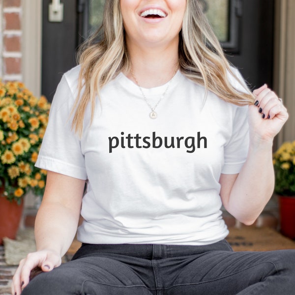 Pittsburgh Shirt | Pennsylvania T-Shirt | Steel City T Shirt | PIT Tshirt | Steeler Souvenir | Pirate Gift | Penguins Tee | Pitt Shirt