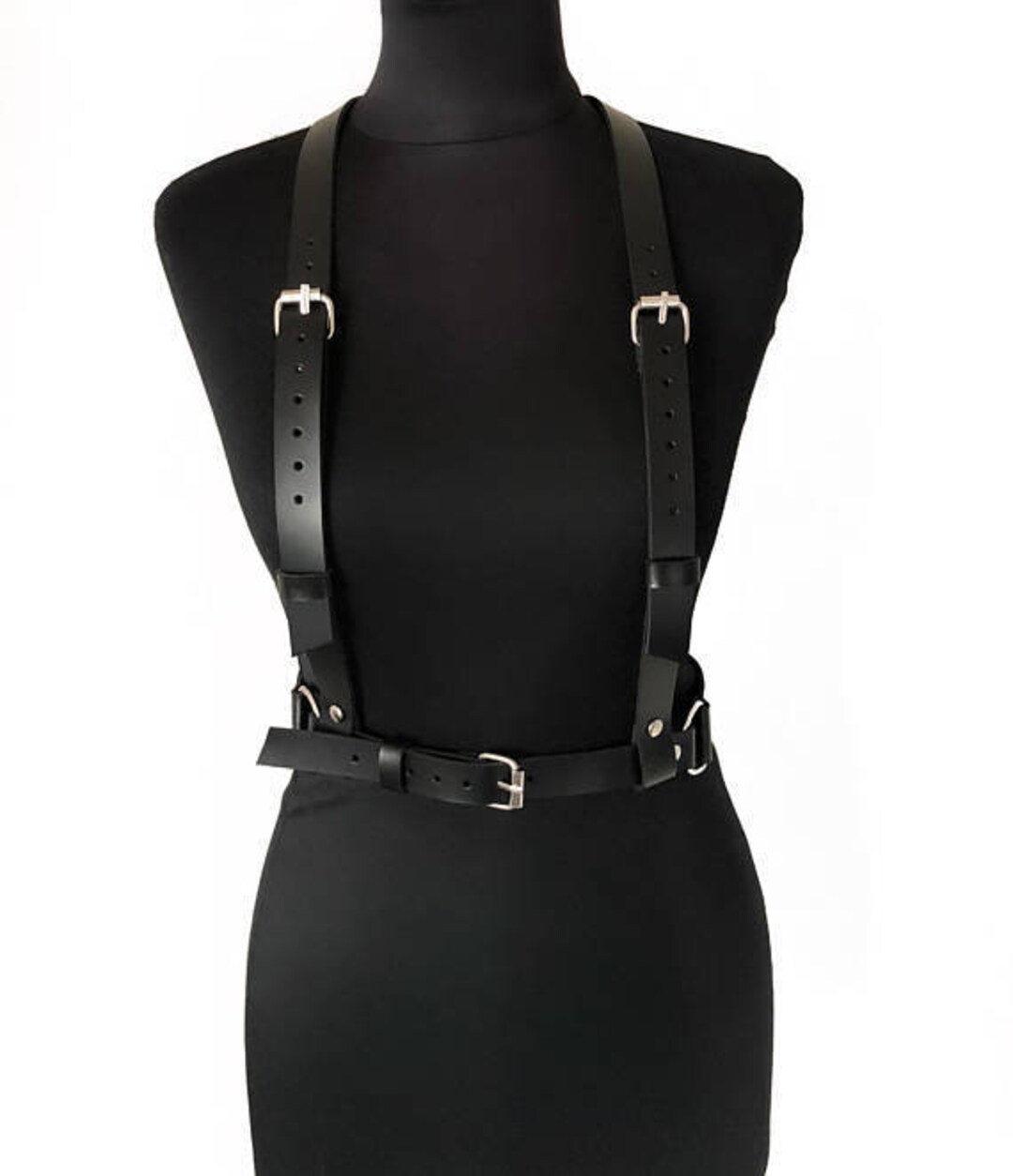 Harness Belt Body Harness PU Leather Harness Belt BDSM Bondage Gear Etsy