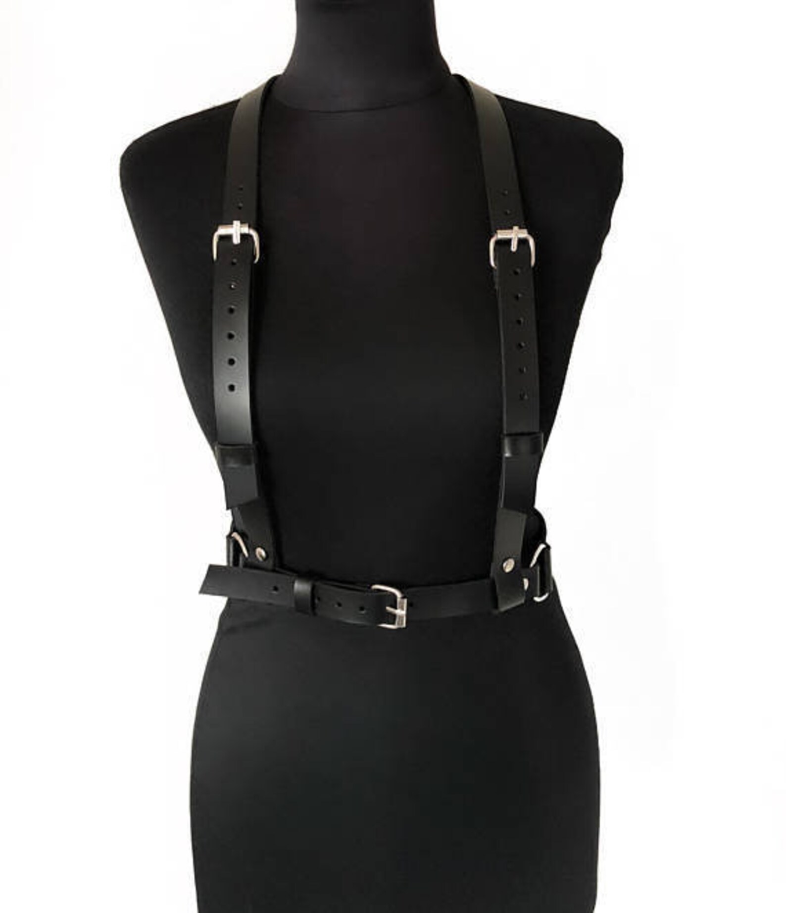 Harness Belt Body Harness PU Leather Harness Belt BDSM Bondage Gear Etsy