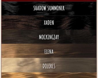 Brown Black Curly Soft Nylon Rerooting Hair (80cm/31", 20g/0.7oz) - Custom OOAK Supplies for Monster High, Barbie, Bratz