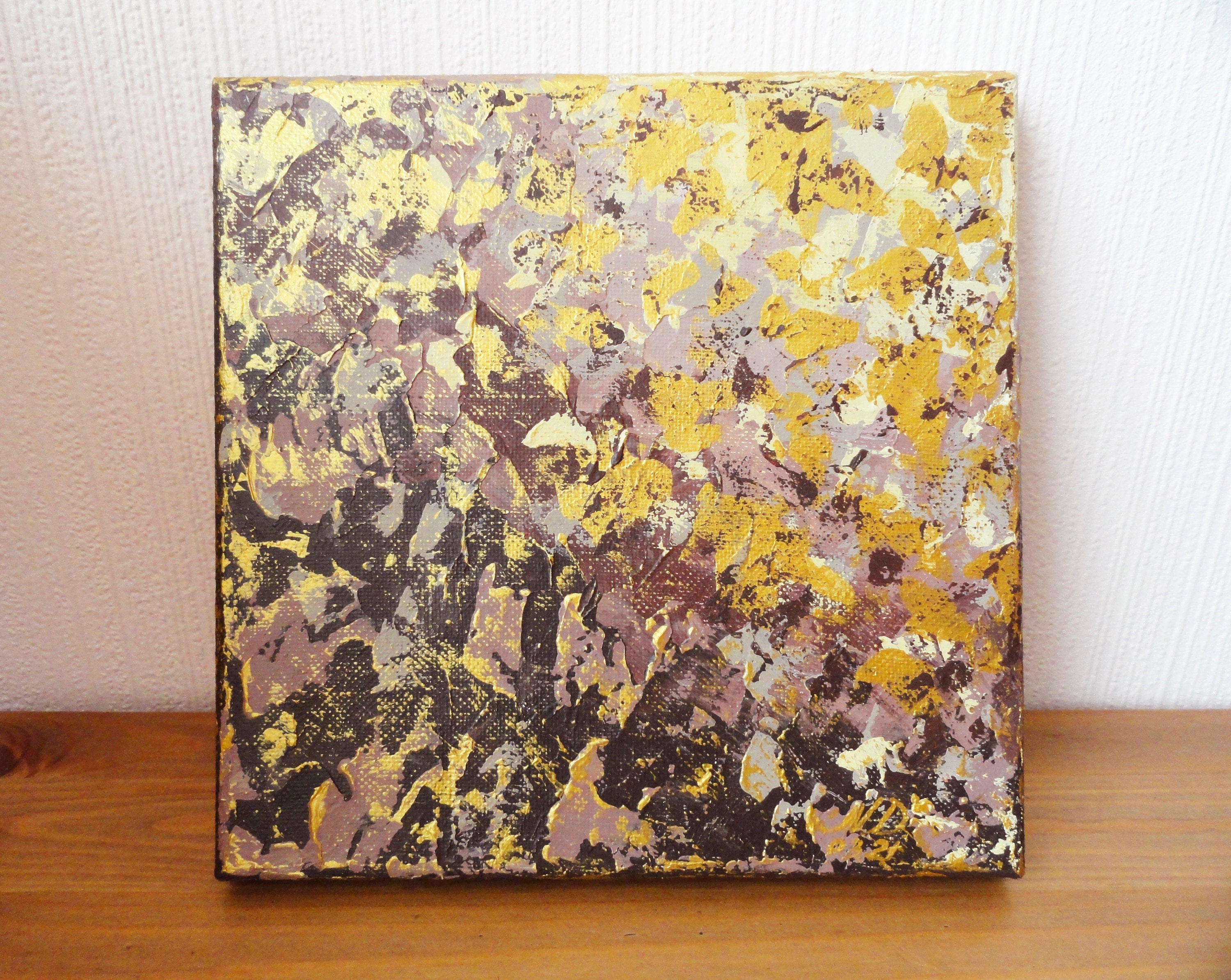 Abstract Modern Original Art Kitchen Artwork Acrylic Painting Etsy