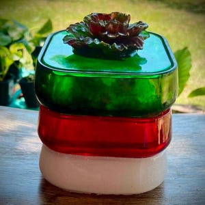 Stackable Resin Jars w Camilla Topper