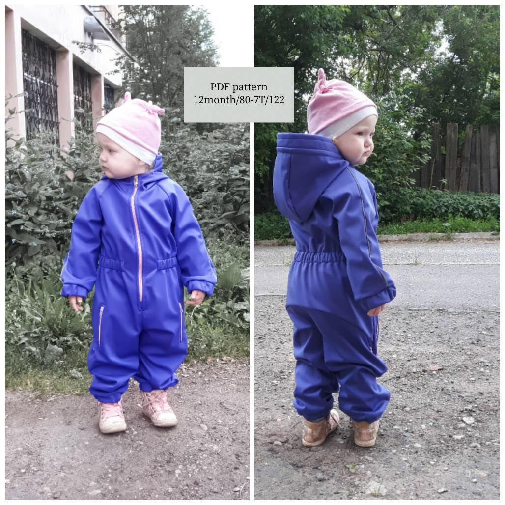 SEWING PATTERN Jumpsuit pattern PDF Sewing for kids Clothing Etsy