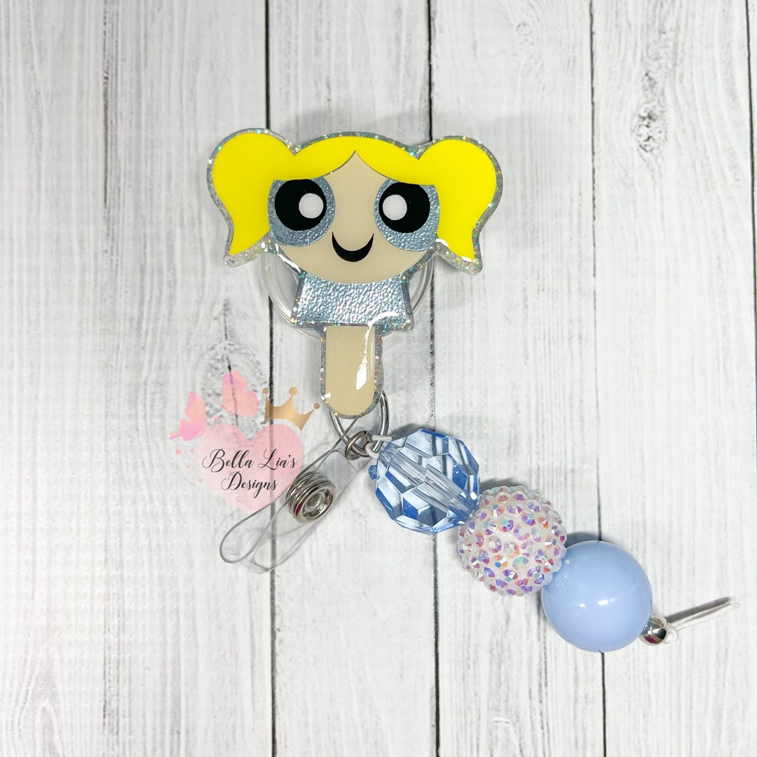 Bubbles Badge Reel, Cute Cartoon Badge Reel, Cute Gifts, Badge Reel
