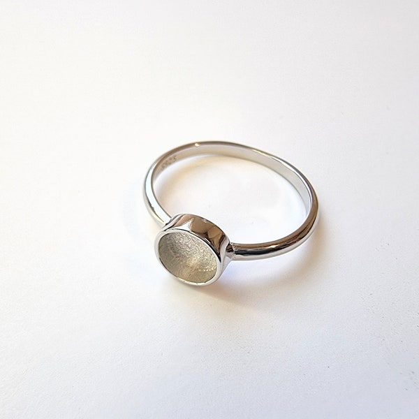 silver ring blank