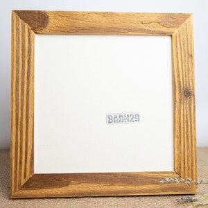 Rustic Natural Reclaimed Wood Picture Frame from old barns Handmade Upcycled Photo Frame image 8