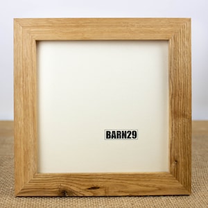 Rustic Handmade Oak Wood Frame Natural Solid Wood Picture Frame for Family Photographs and Artwork image 9