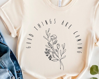 Wildflowers Positive Quote SVG: Trendy Shirt Design (Digital Download)