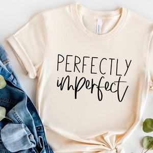 Perfectly Imperfect Svg, Christian Svg, Self Love Svg, Mom Shirt Sayings, Easter Svg, Blessed Mama Svg Png Dxf Eps Files Instant Download