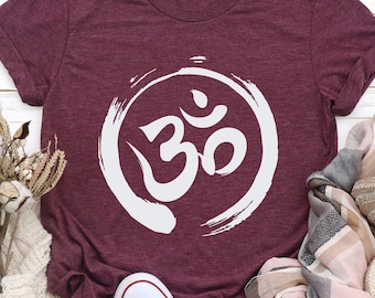 Om Symbol Shirt svg: Yoga Meditation Dateien (digitaler Download)