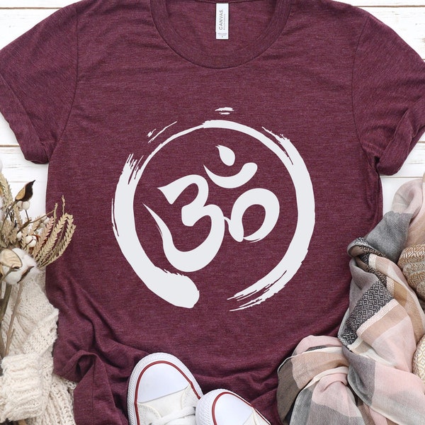 Om Symbol Shirt Svg, Yoga Svg Files, Om Svg Files For Cricut, Yoga Symbol Svg, Yoga Namaste Svg, Meditation Svg Png Eps Dxf Instant Download