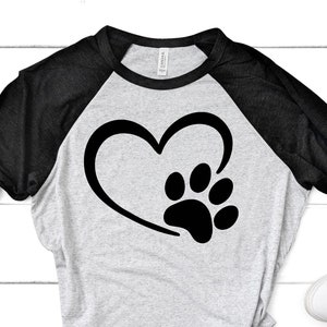 Dog Paw SVG, Paw SVG PNG, Paw Print Svg, Dog Mom Svg, Cat Mom Svg, Cat Paw Svg, Animal Lover Pet Mom Cut Files for Cricut and Silhouette