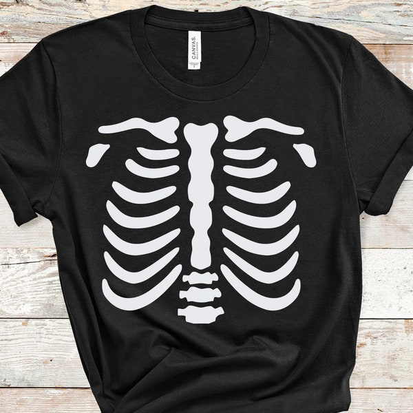 Skeleton Svg Files for Cricut, Halloween Skeleton Svg, Skeleton Body Parts Svg, Skeleton Torso Shirt Svg Png Eps Dxf Files Cricut Silhouette