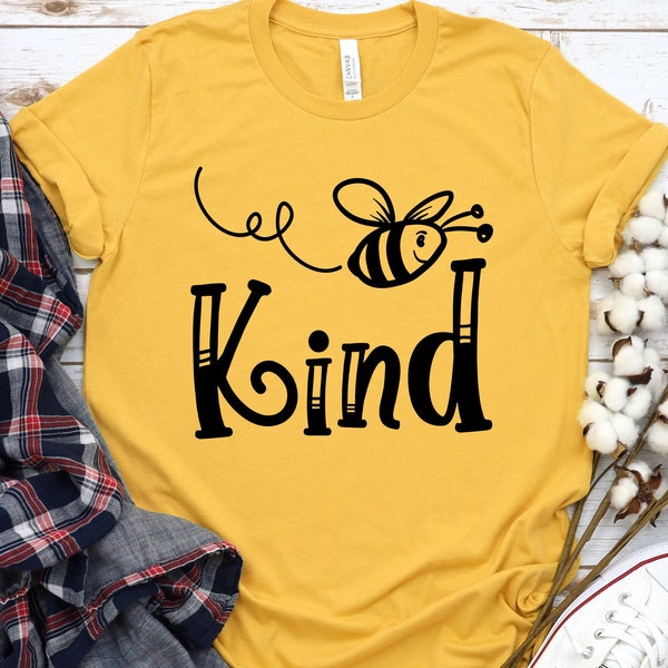 Bee Kind Svg, Be Kind Shirt Svg, Bee Svg, Bee Kind Png, Kindness Is Contagious Svg, Kindness Matters Svg Png Eps Dxf Files Instant Download